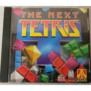 THE NEXT TETRIS VIDEO GAME ATARI CD ROM WINDOWS 95/98 PC Tested and Works Hasbro